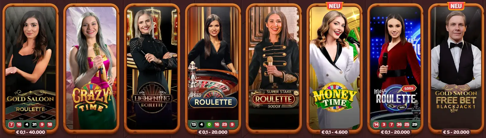 Roostino Live-Casino